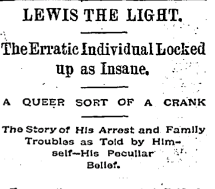 Lewis the Light, accident preventer